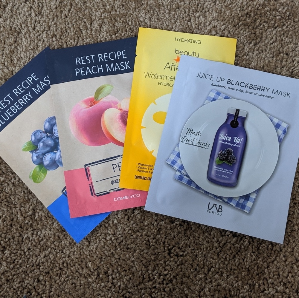 5/$25 4 Facial Masks